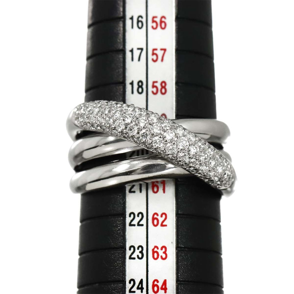 Celine Ring Diamond Pt Platinum — view 7