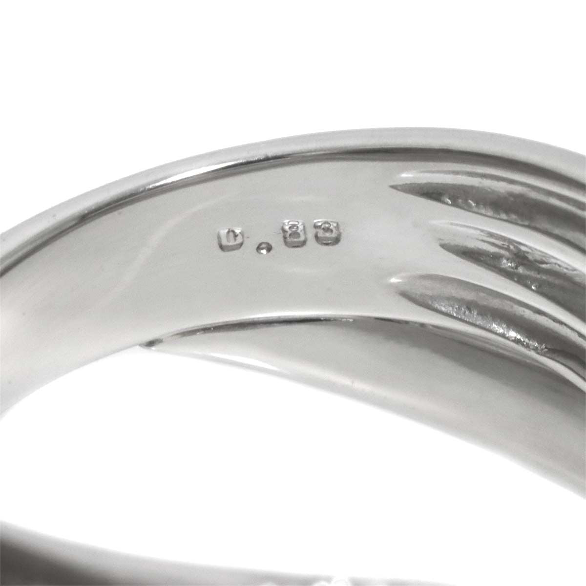 Celine Ring Diamond Pt Platinum — view 4