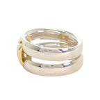 Hermes Olympe Actual Ring 18k Gold 925 Sterling Silver
