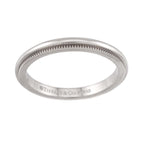 Tiffany & Co Milgrain Ring Pt Platinum Together — view 2