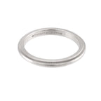 Tiffany & Co Milgrain Ring Pt Platinum Together — view 3
