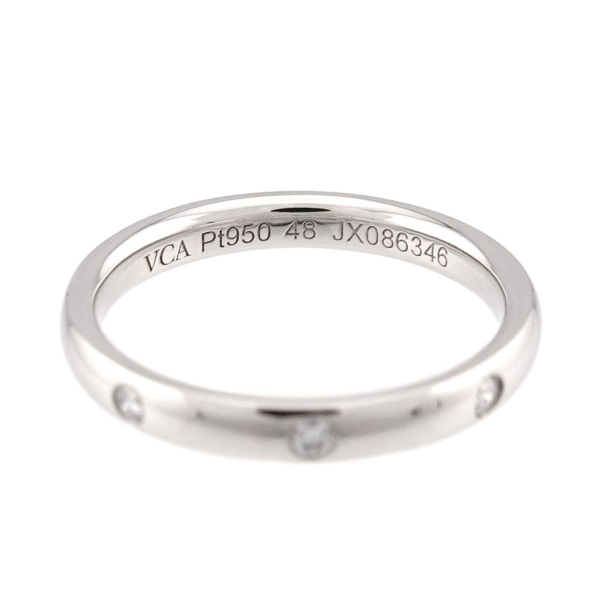 Van Cleef & Arpels Tandormont Etoile 48 Ring Diamond Pt Platinum — view 3