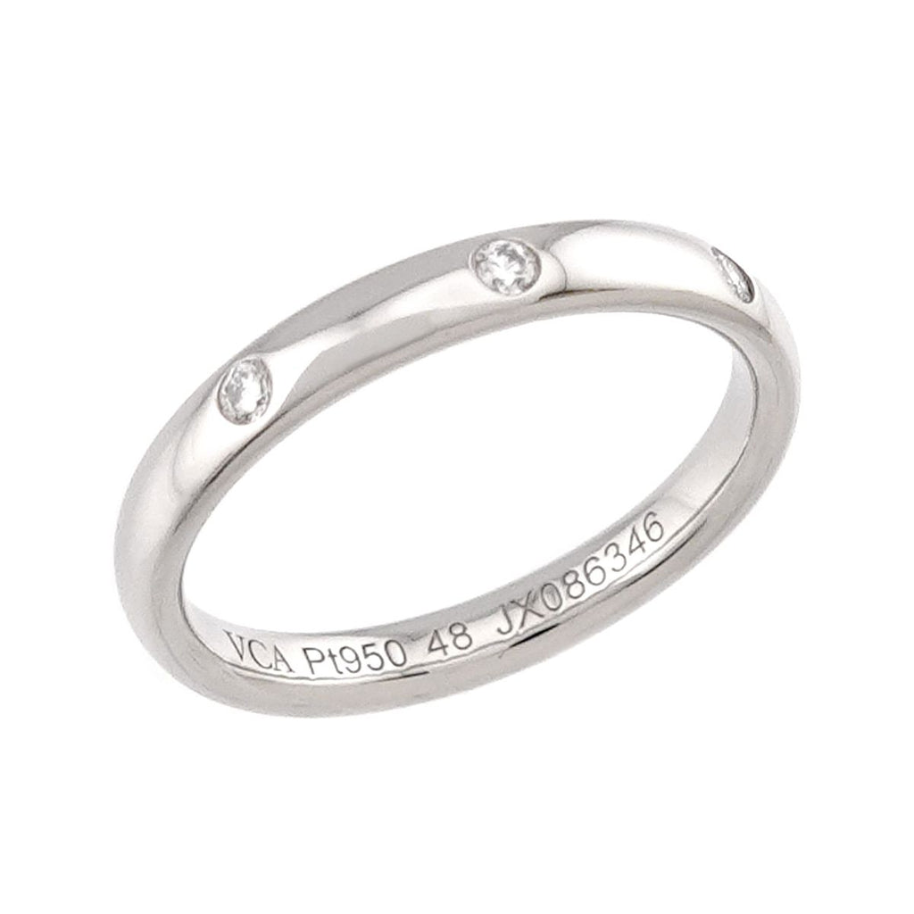Van Cleef & Arpels Tandormont Etoile 48 Ring Diamond Pt Platinum — view 4