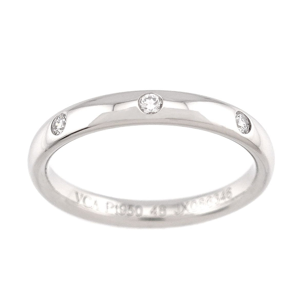 Van Cleef & Arpels Tandormont Etoile 48 Ring Diamond Pt Platinum — view 2