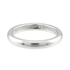 Tiffany & Co Stacking Band Ring Diamond Pt Platinum — view 3