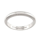 Tiffany & Co Milgray Ring Pt Platinum Together Milgrain — view 2
