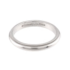 Tiffany & Co Milgray Ring Pt Platinum Together Milgrain — view 3