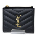 Saint Laurent Monogram Bifold Wallet Cassandra Black