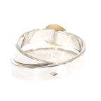 Hermes Double Tour Ring 925 Sterling Silver Gold