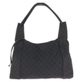 Gucci Dark Brown Gold GG Canvas Leather Shoulder