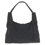 Gucci Dark Brown Gold GG Canvas Leather Shoulder — view 2