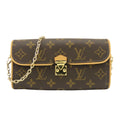 Louis Vuitton Shoulder Bag Pochette Camille Monogram Brown 2-Way