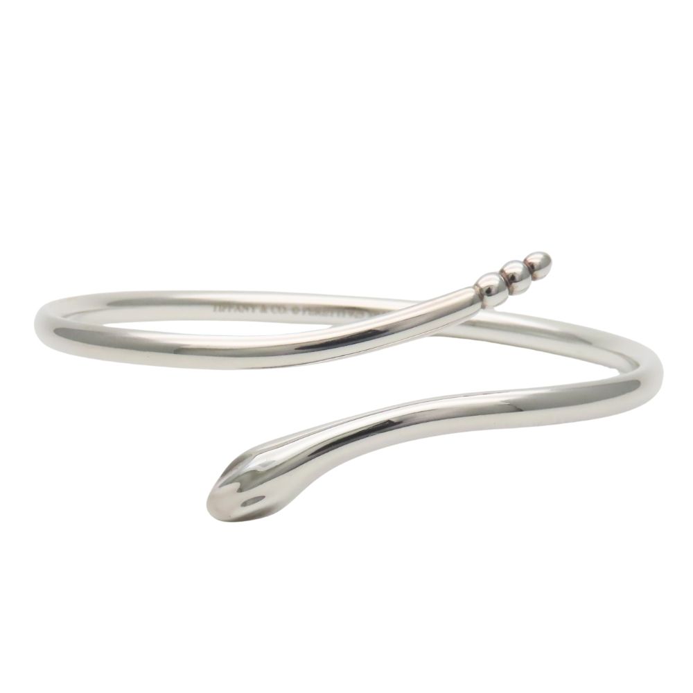 Tiffany & Co Bracelet Snake 925 Sterling Silver Bangle Elsa Peretti