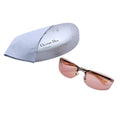 Dior Pop Rimless Sunglasses Eyewear Star Decoration Orange Y2k Metal Frame