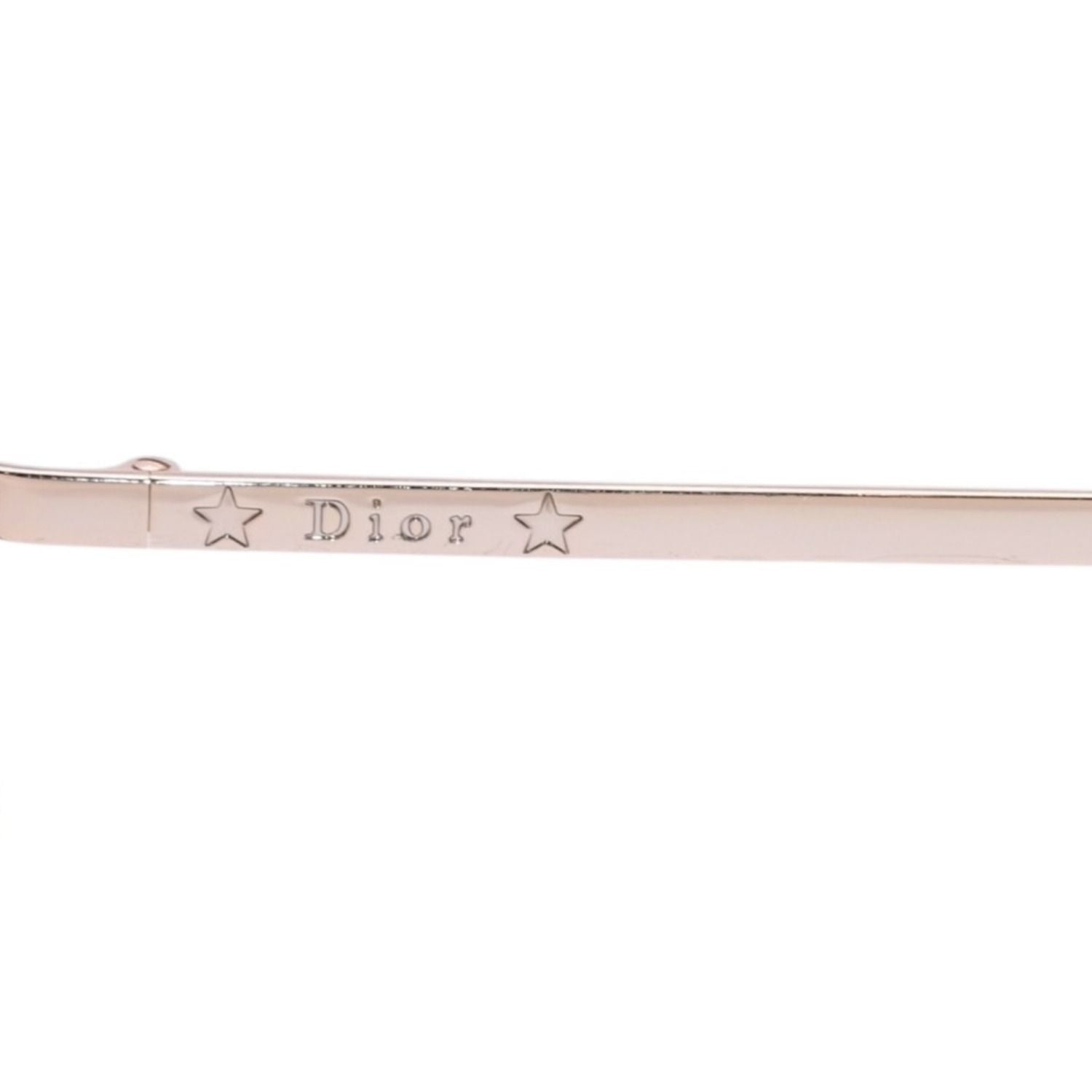 Dior Pop Rimless Sunglasses Eyewear Star Decoration Orange Y2k Metal Frame — view 7