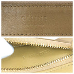 Celine Horizontal Cabas Bicolor Beige Blue Gold Leather Tote — view 4