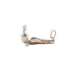 Dior Pearl with Gold Ear Cuff Single Earrings White — view 6