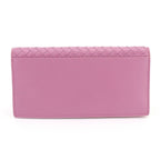 Bottega Veneta Intrecciato Shoulder Wallet Bifold Leather Purple — view 3