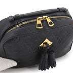 Louis Vuitton Monogram Empreinte Saintonge Shoulder Bag Leather Noir — view 9