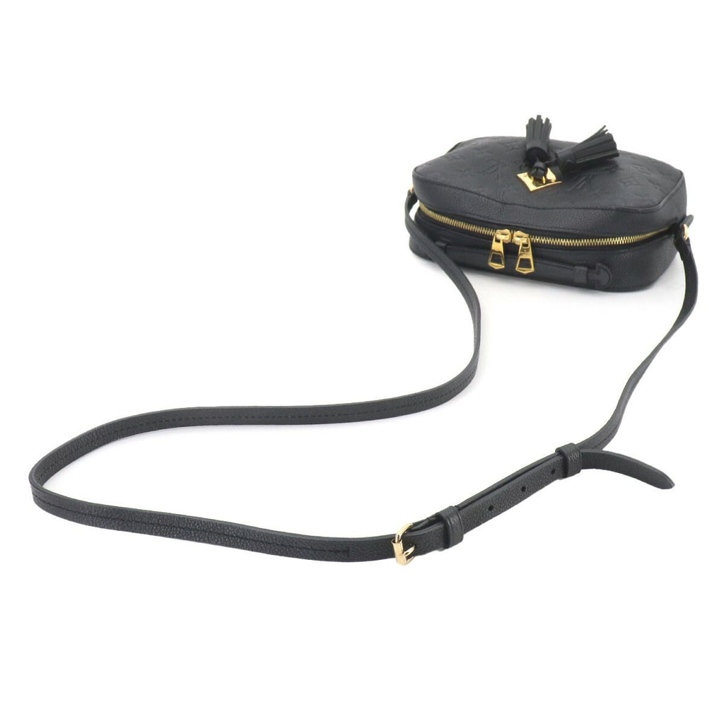 Louis Vuitton Monogram Empreinte Saintonge Shoulder Bag Leather Noir — view 6