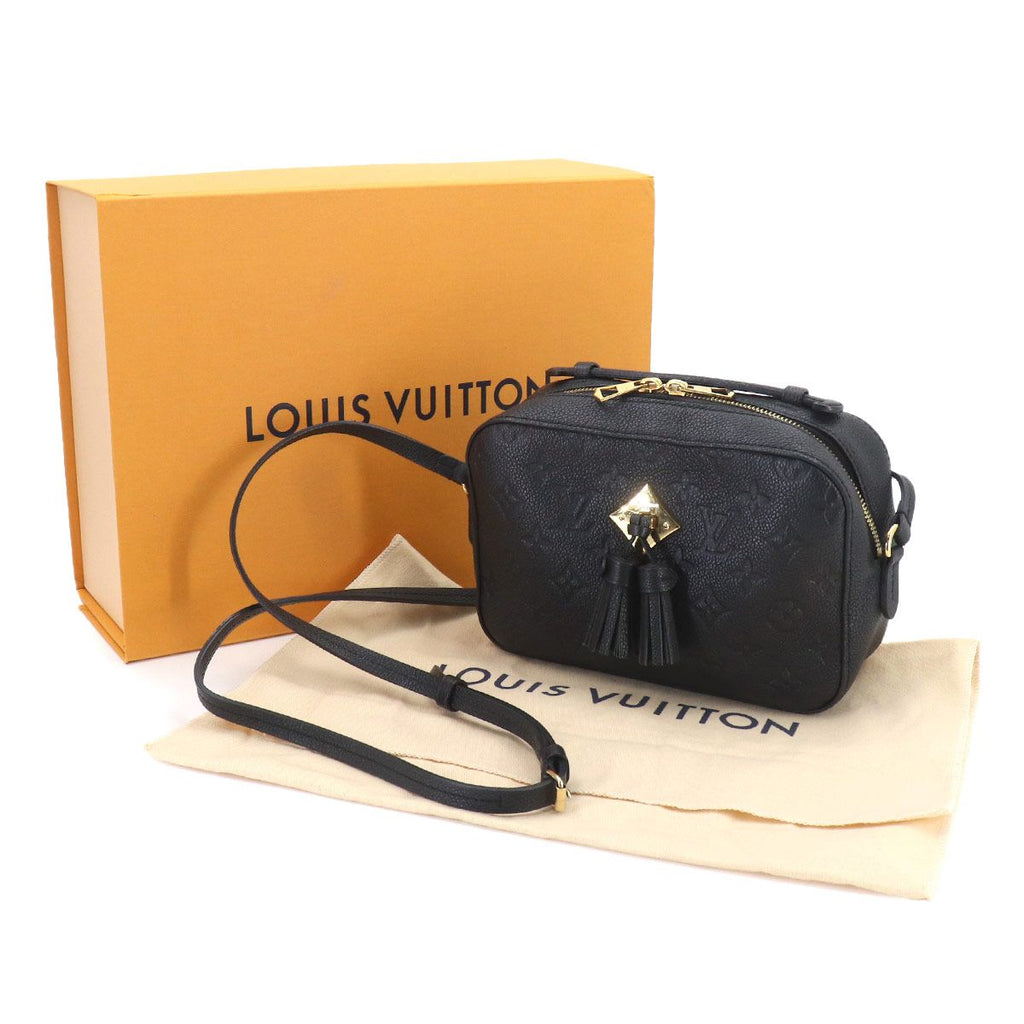 Louis Vuitton Monogram Empreinte Saintonge Shoulder Bag Leather Noir — view 2