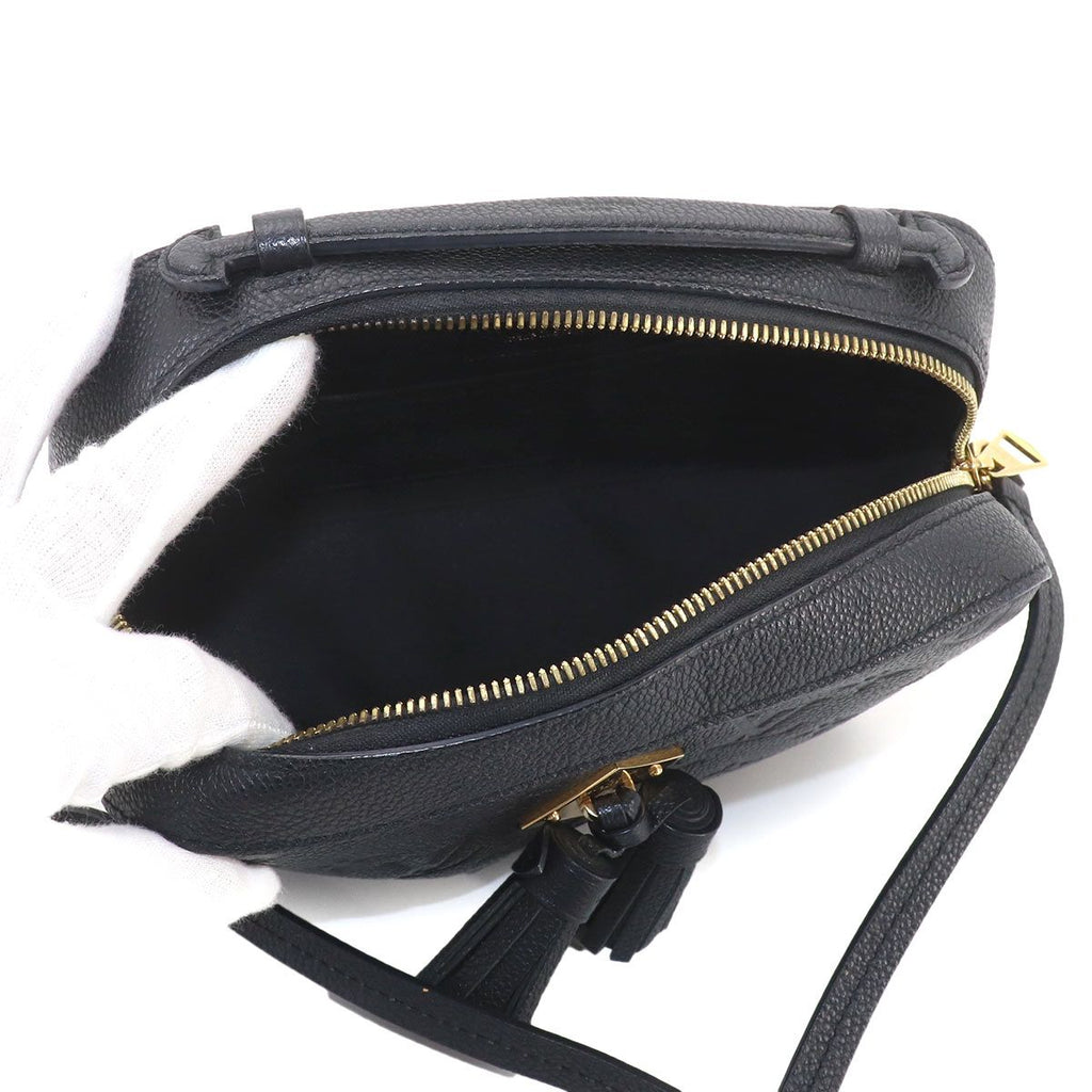 Louis Vuitton Monogram Empreinte Saintonge Shoulder Bag Leather Noir — view 7