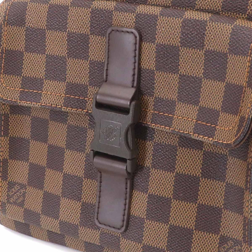 Louis Vuitton Damier Pochette Melville Shoulder Bag Ebene — view 9