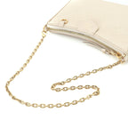 Louis Vuitton Monogram Empreinte Pouch 2-Way Shoulder Bag Leather Cream — view 6