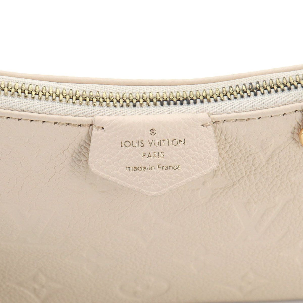 Louis Vuitton Monogram Empreinte Pouch 2-Way Shoulder Bag Leather Cream — view 9