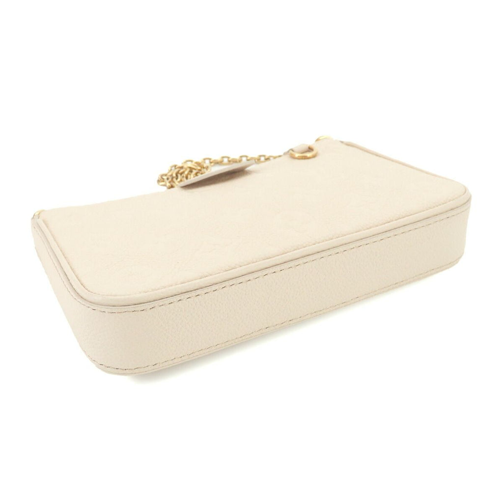 Louis Vuitton Monogram Empreinte Pouch 2-Way Shoulder Bag Leather Cream — view 5