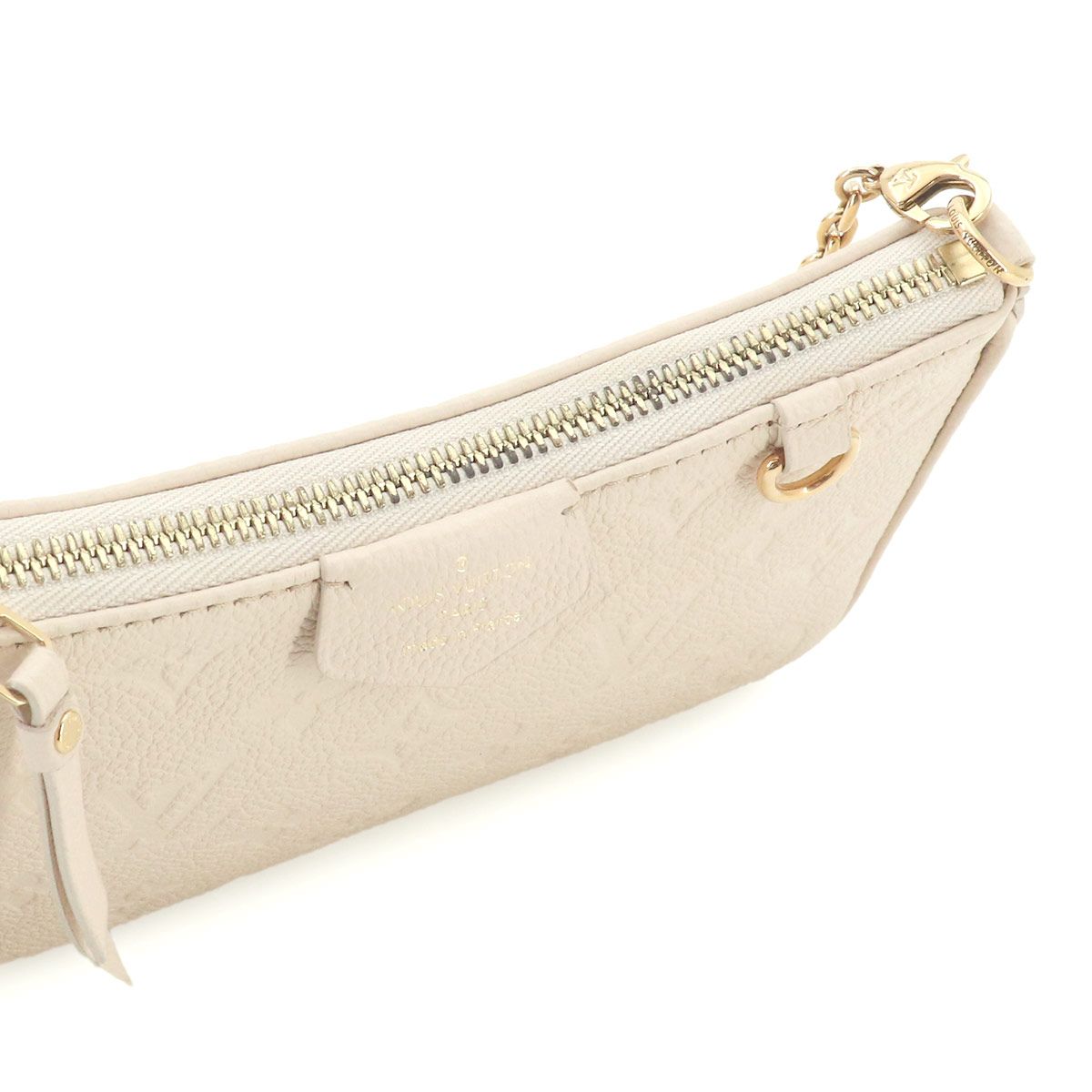 Louis Vuitton Monogram Empreinte Pouch 2-Way Shoulder Bag Leather Cream — view 8