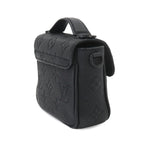 Louis Vuitton Monogram Taurillon Pico S Lock Shoulder Bag Leather Black — view 4