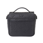 Louis Vuitton Monogram Taurillon Pico S Lock Shoulder Bag Leather Black — view 3