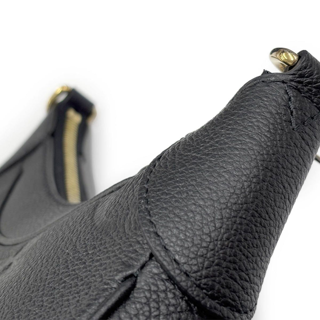 Louis Vuitton Monogram Empreinte Bagatelle NM 2-Way Shoulder Bag Black — view 9