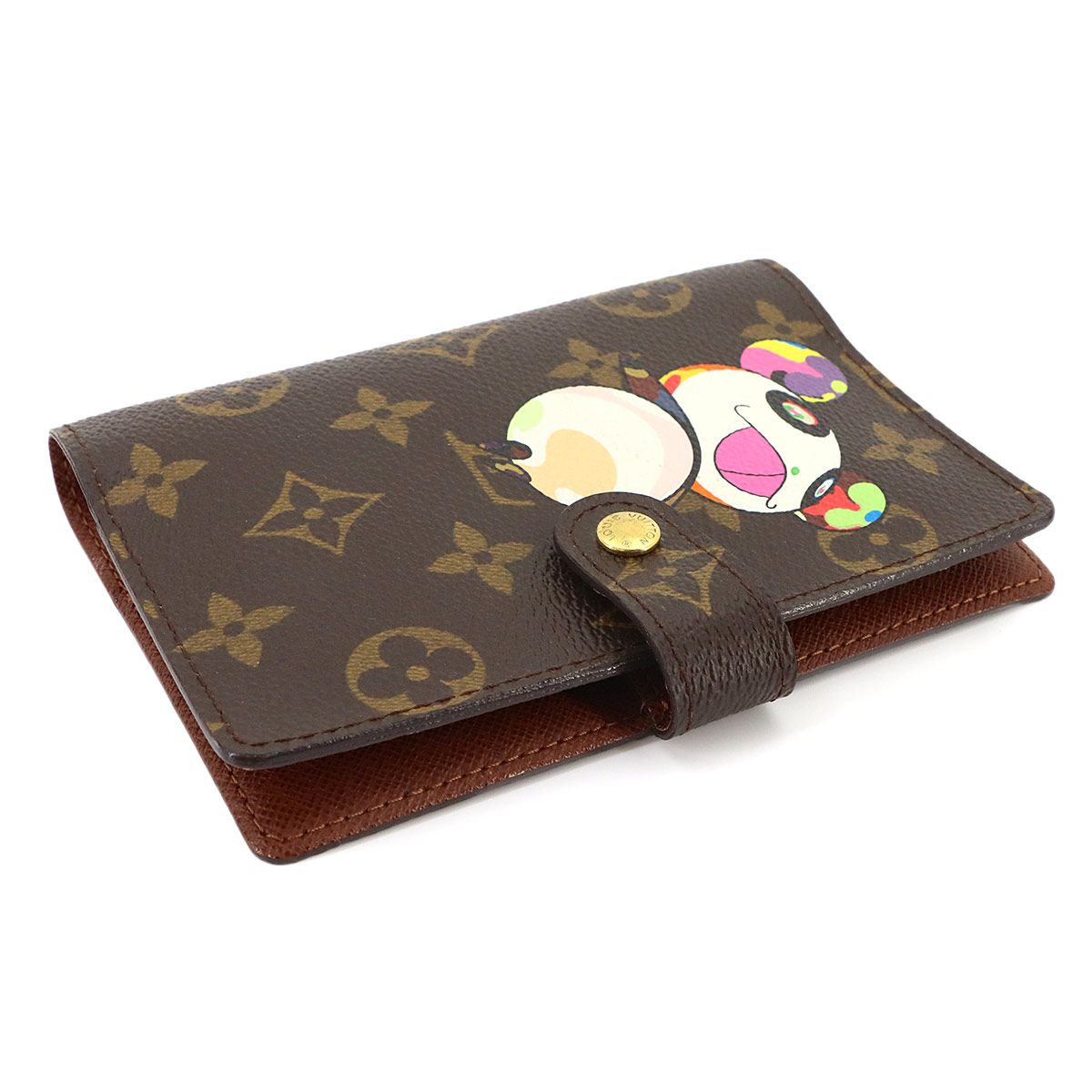 Louis Vuitton Monogram Panda Agenda PM Notebook Cover Brown Takashi Murakami — view 4