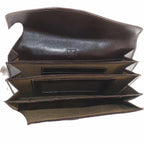 Fendi Zucca Pattern Bifold Wallet Canvas Leather Brown — view 5