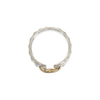 Hermes Mexico Ring 53 Gold 925 Sterling Silver Volume Corset — view 6