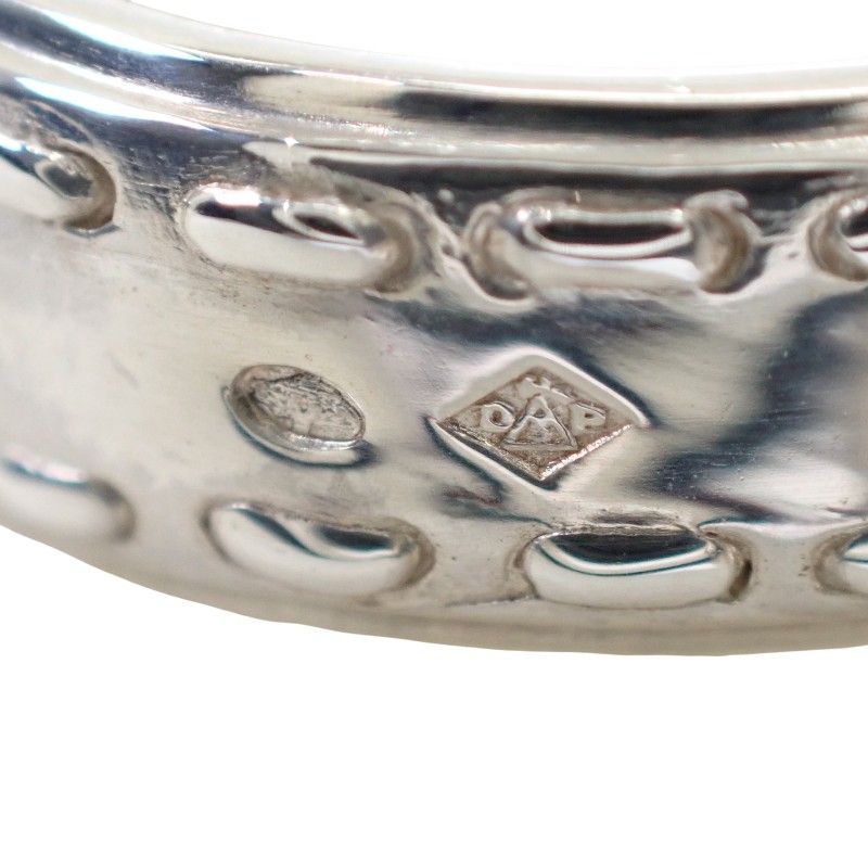 Hermes Mexico Ring 53 Gold 925 Sterling Silver Volume Corset — view 8