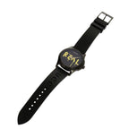 Gucci Timeless Ghost 126.4 SS Rubber Black Quartz Watch Dial — view 3