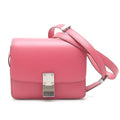 Celine Classic Box Small Leather Shoulder Bag Pink