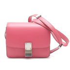 Celine Classic Box Small Leather Shoulder Bag Pink