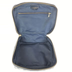 Gucci Sherry Line Gray Black Gold GG Supreme Canvas Leather 38 Pouch Case — view 8