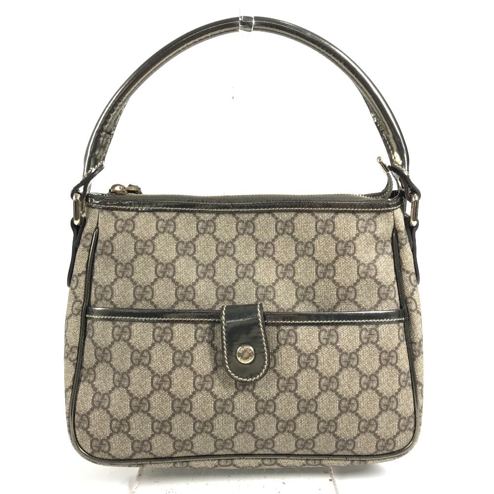 Gucci Shoulder Bag GG Logo Supreme Canvas Beige