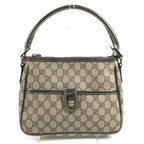 Gucci Shoulder Bag GG Logo Supreme Canvas Beige