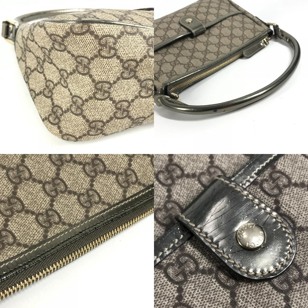 Gucci Shoulder Bag GG Logo Supreme Canvas Beige — view 7