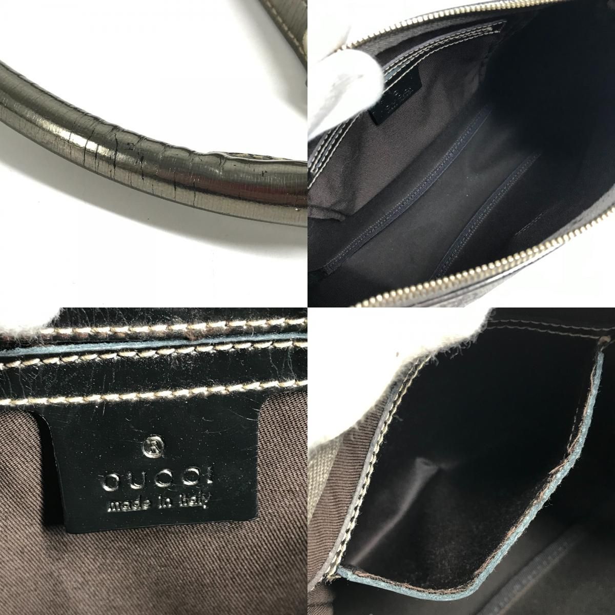 Gucci Shoulder Bag GG Logo Supreme Canvas Beige — view 8