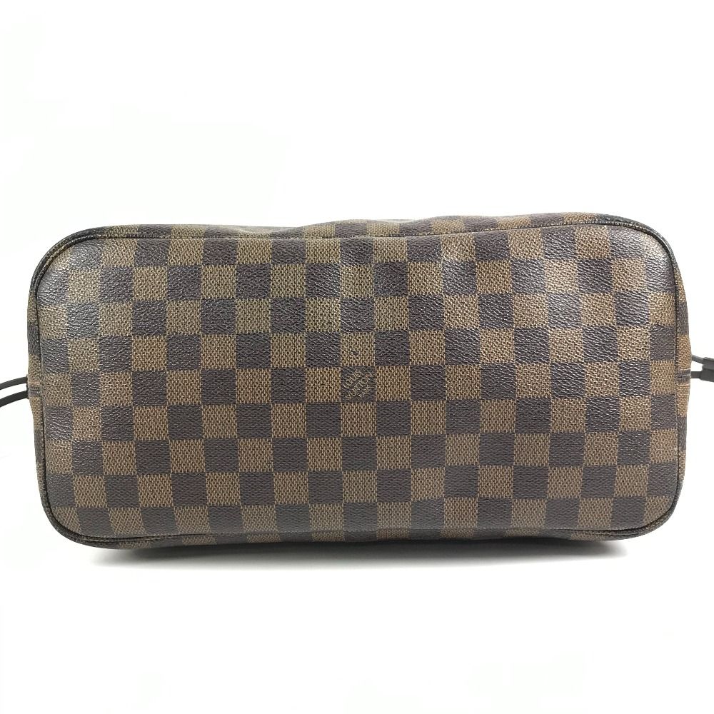 Louis Vuitton Tote Neverfull Damier Canvas Ebene Brown — view 6