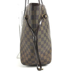 Louis Vuitton Tote Neverfull Damier Canvas Ebene Brown — view 3