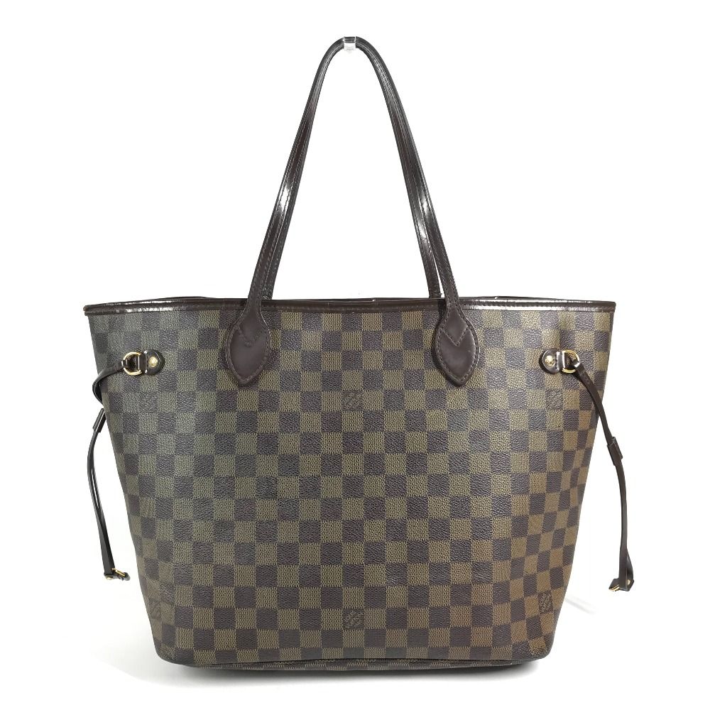 Louis Vuitton Tote Neverfull Damier Canvas Ebene Brown
