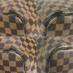 Louis Vuitton Tote Neverfull Damier Canvas Ebene Brown — view 7